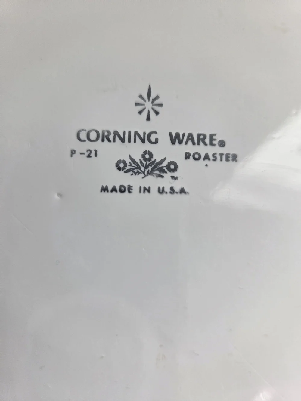Corningware blue corn